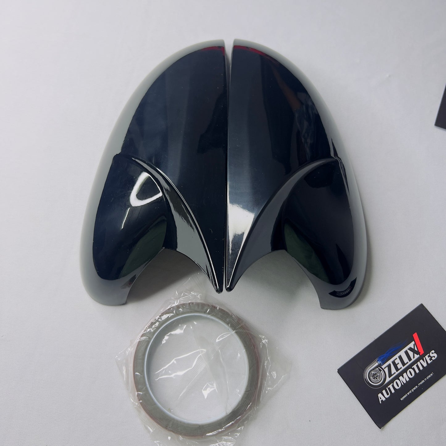 Mahindra XUV 3XO (2024–Present) Aftermarket Batman Style Mirror Covers | Glossy Black Finish