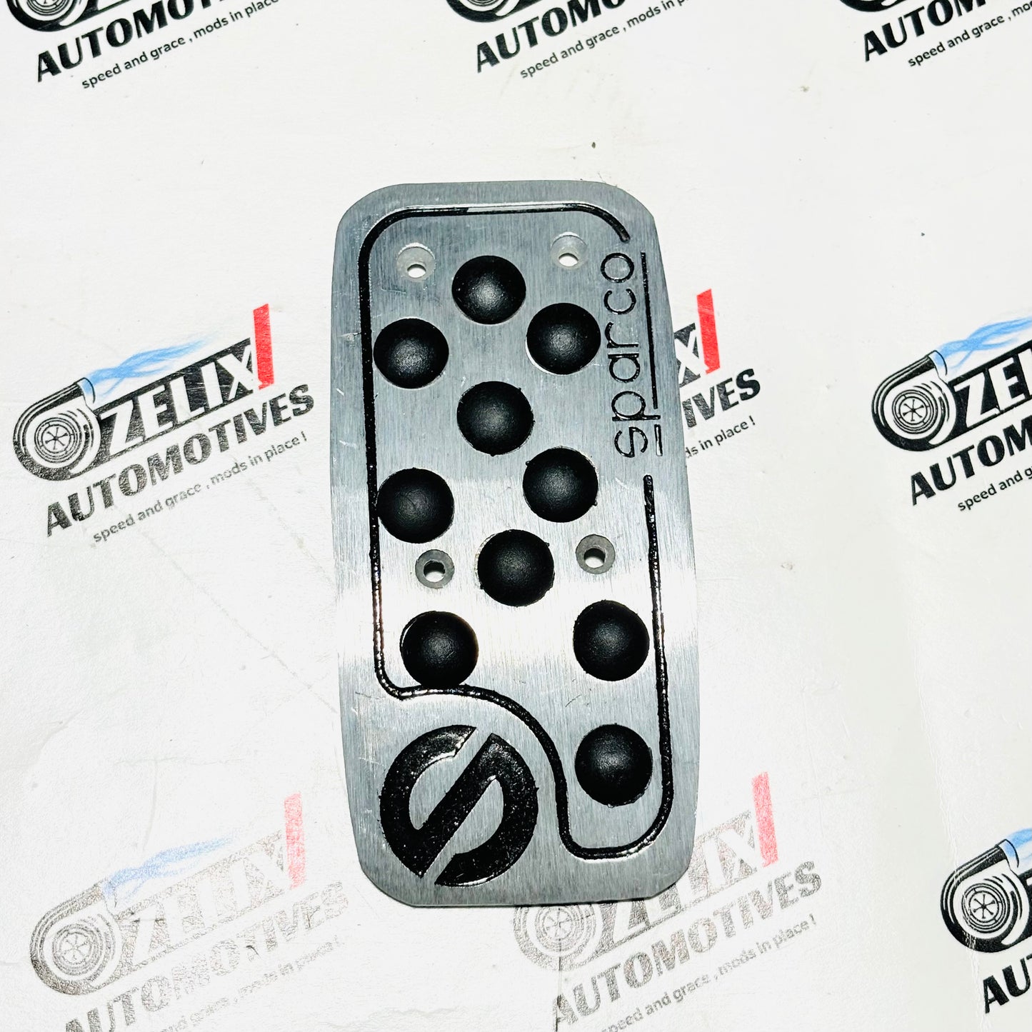 Sparco Pedal Kit for Automatic Cars | Heavy-Duty Aluminum Build