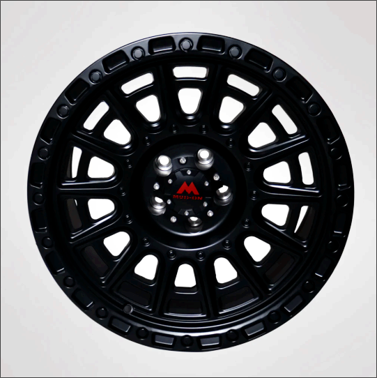 Thar Roxx Kamet Mud-On 18-Inch Alloy Wheels | Off-Road Performance Alloys in Satin Black