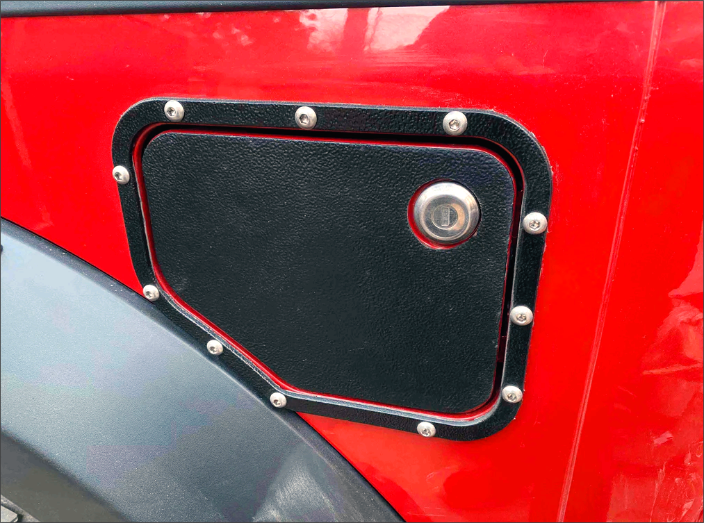 Mahindra Thar Fuel Lid Cover | Heavy-Duty Steel Exterior Upgrade