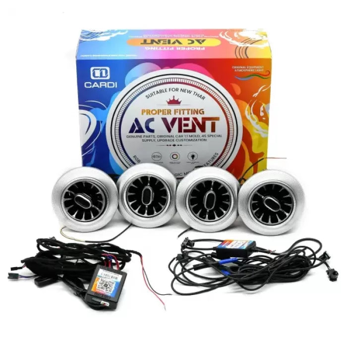 CARDI K4 AC Vent Ambient Light For Mahindra Thar 2020 Onwards