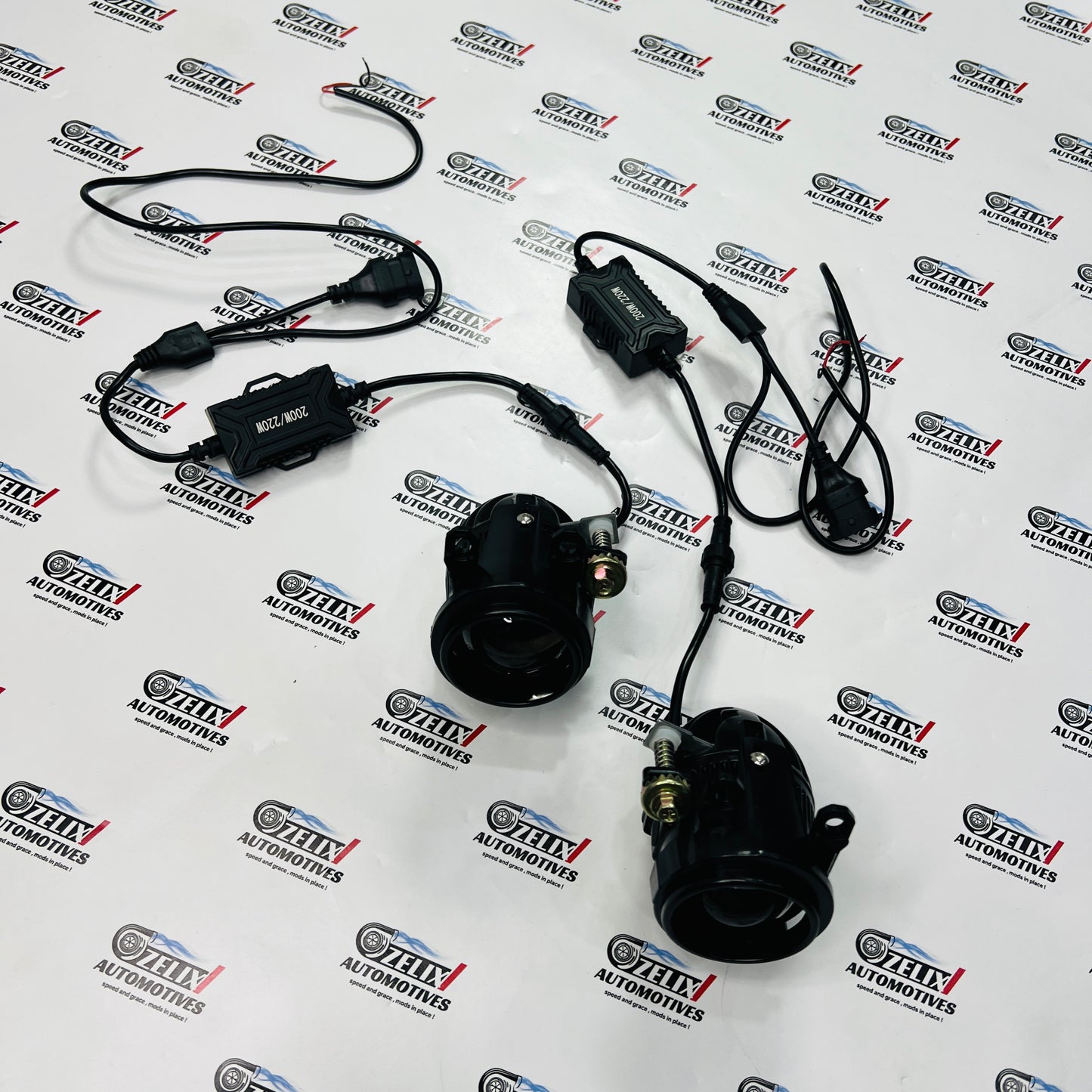 MaxVision Mini LED Fog Lights | Dual Color High Intelligent Lamps