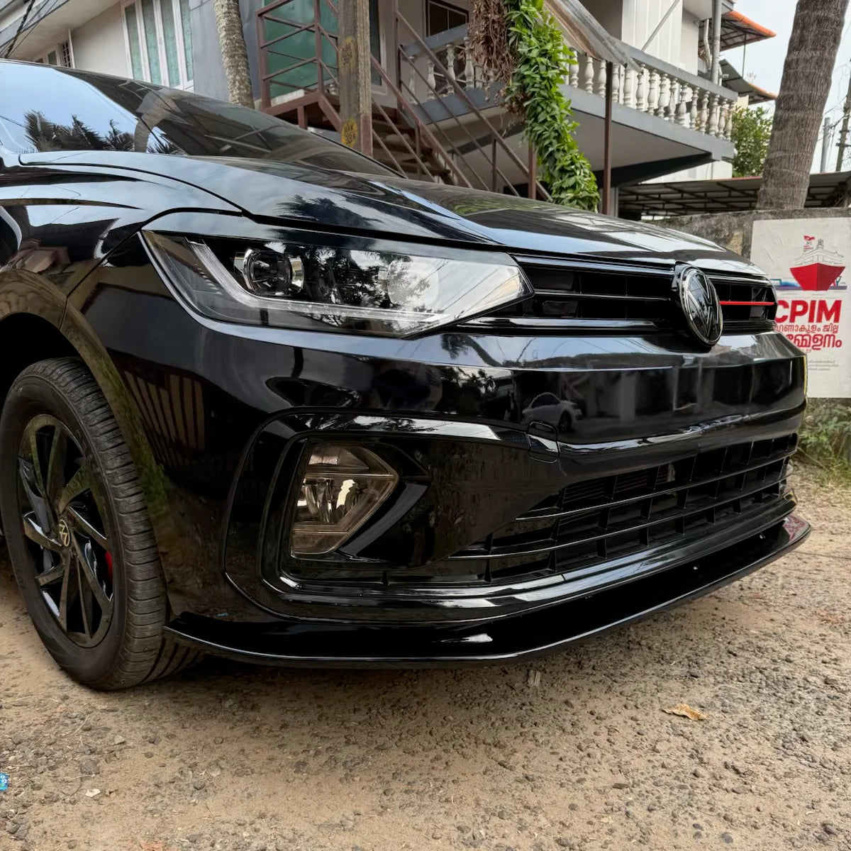 Virtus And Slavia Front Single Piece Splitter | Aftermarket