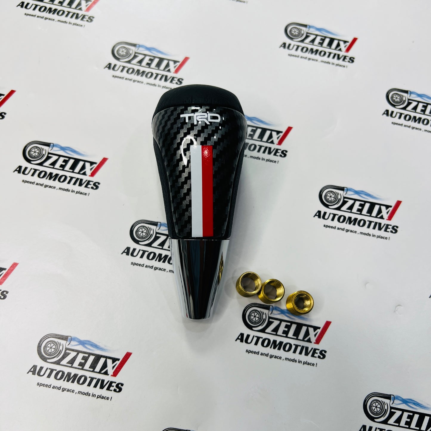 TRD Carbon Fiber Gear Knob | Universal Automatic Shift Knob