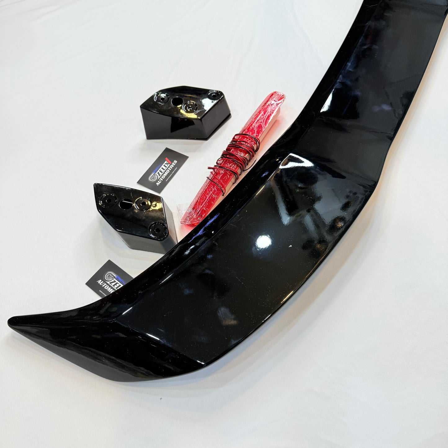 Universal Sedan Spoiler With LED Brake Light | Aftermarket ABS