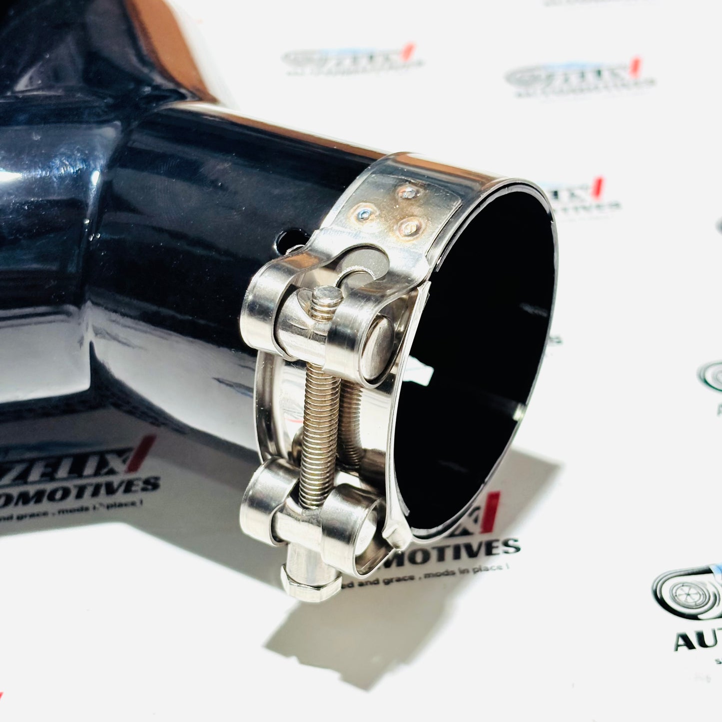 Akrapovic Dual Exhaust Tip | Premium Heavy Quality Matte Silver Finish