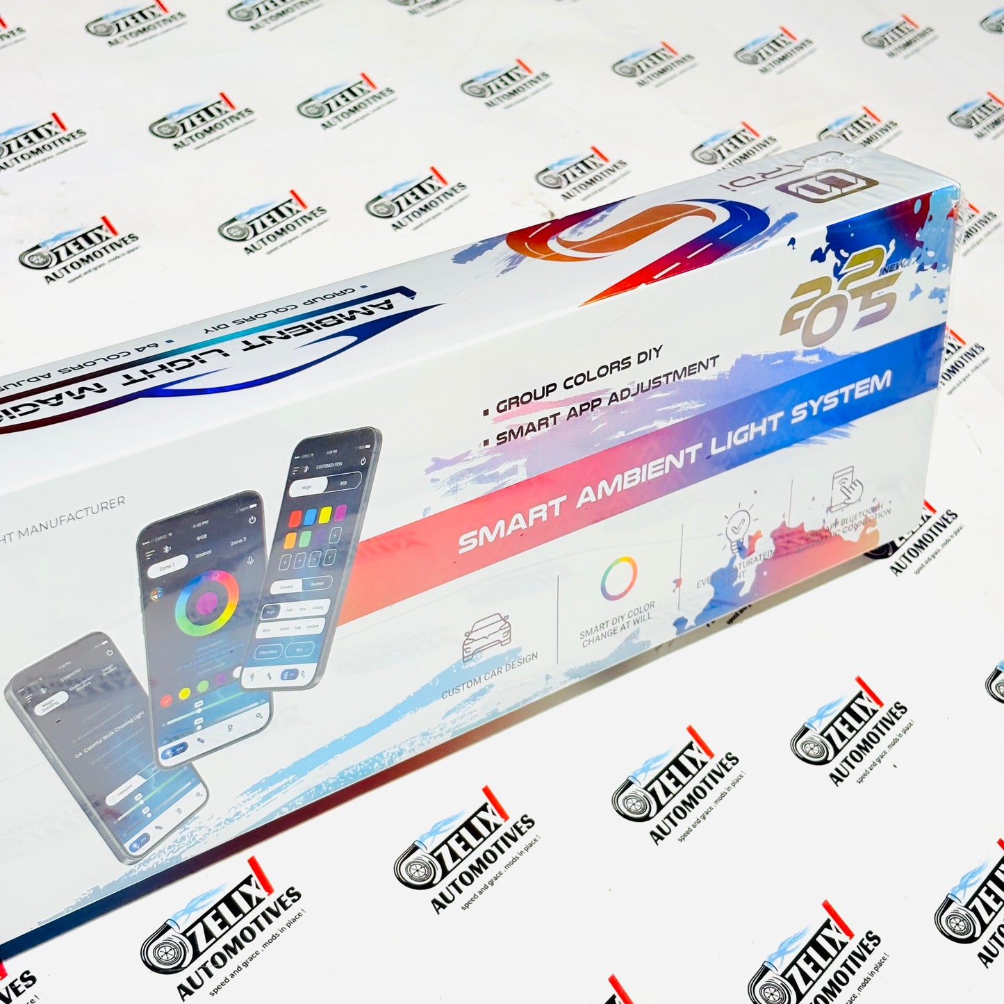 Cardi K4 (10-in-1) Ambient Light Kit – Smart RGB LED Interior Lighting Set