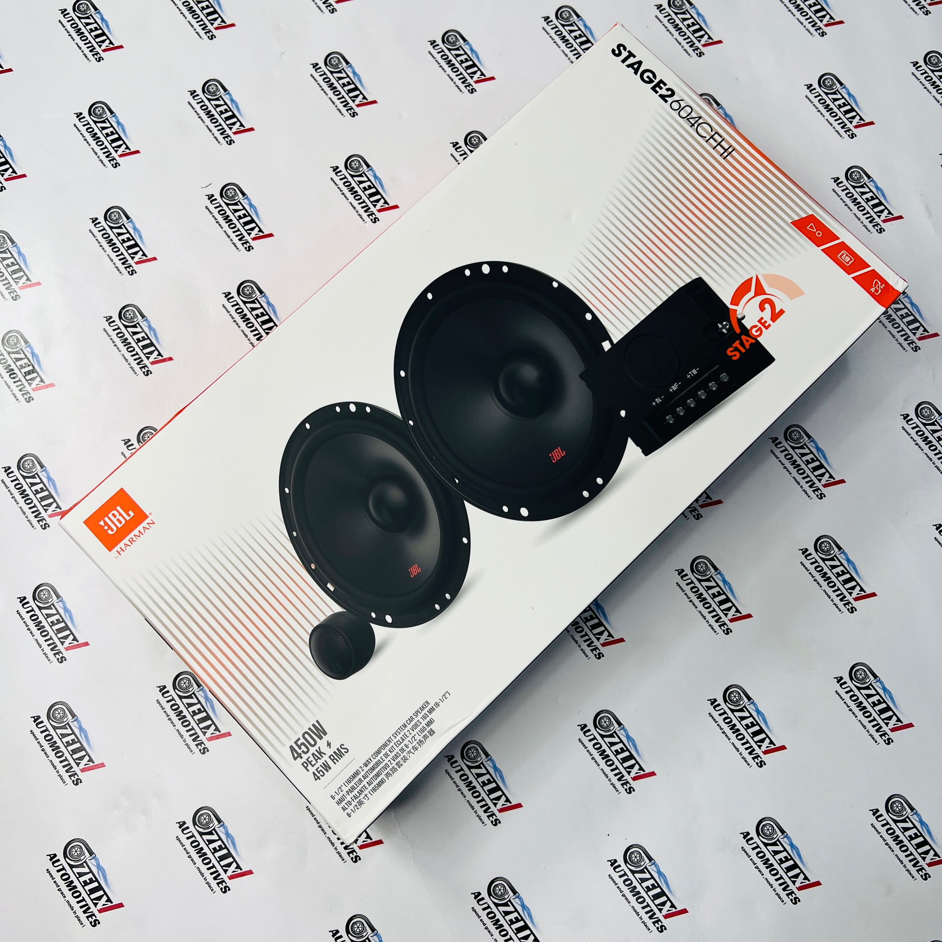 JBL Stage2 | 6.5 Inch 450W 2-Way Component Car Speaker System