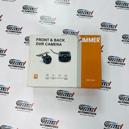 Zimmer Front And Back DVR Camera | Universal Aftermarket Dual Channel Dash Cam