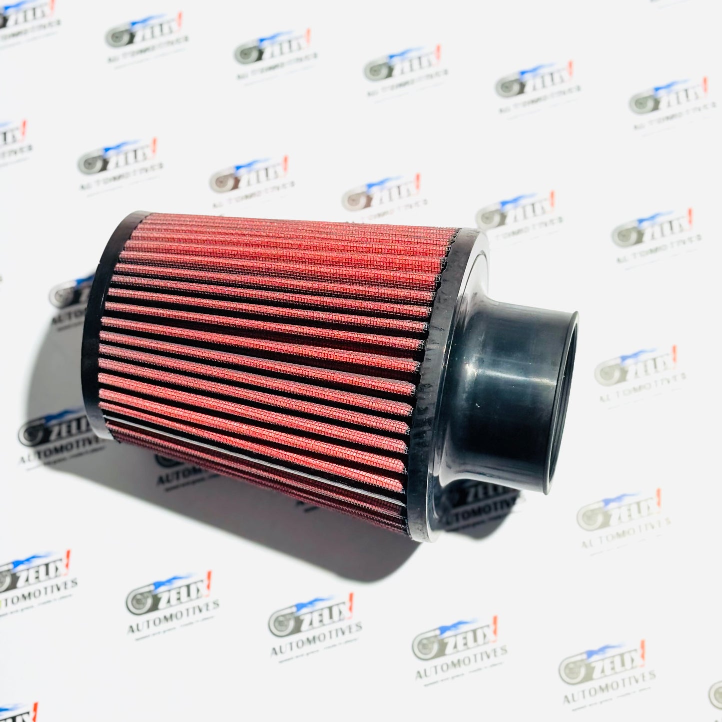 K&N Style Long Conical Air Filter | Aftermarket 3-Inch Performance Intake | Universal Fit