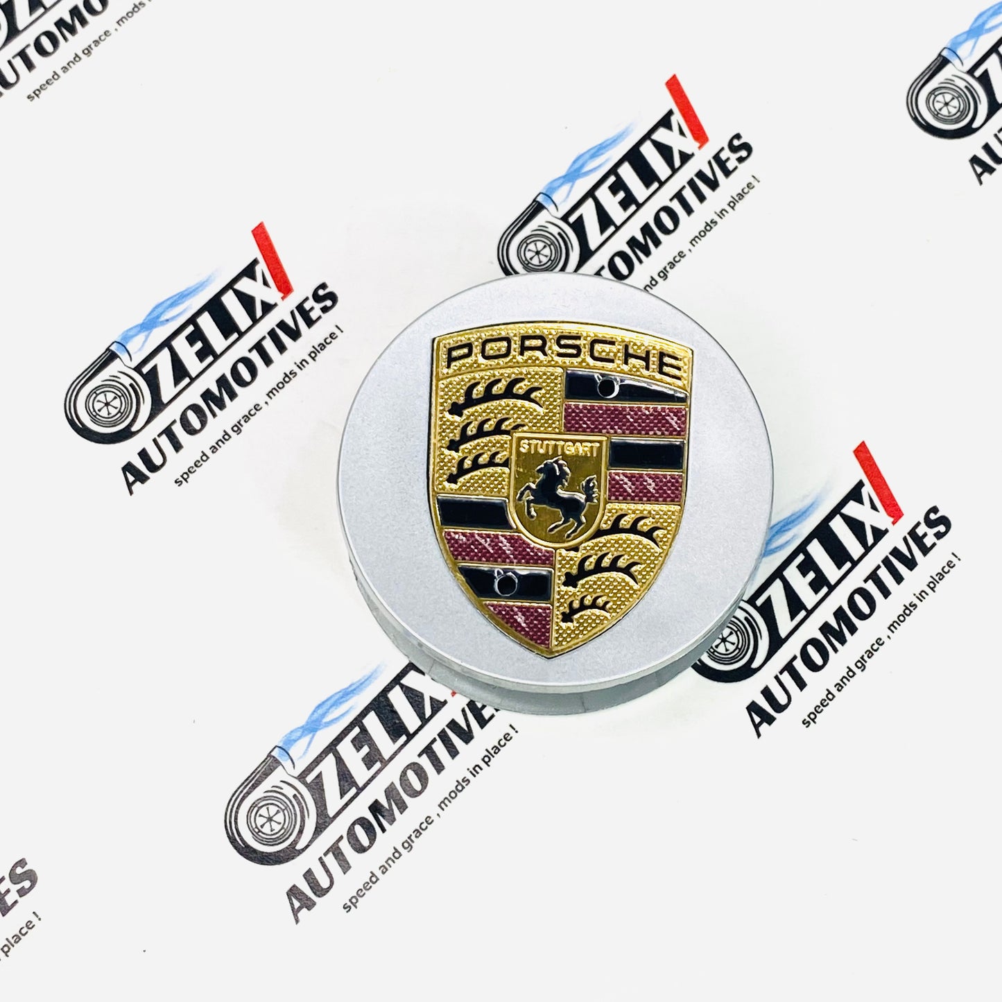 Aftermarket Porsche wheel center caps