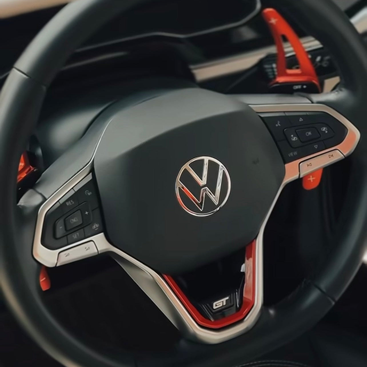 Virtus Steering Wheel Trim GT Badge | Aftermarket
