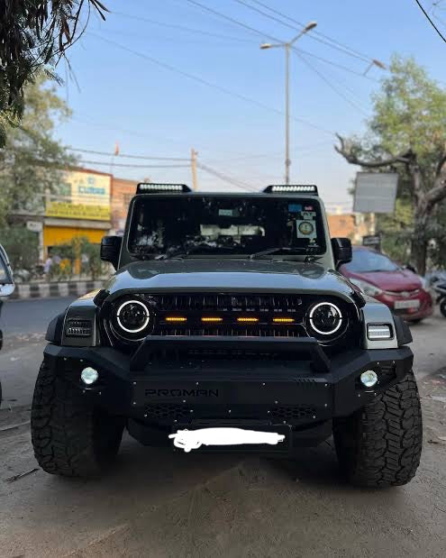 Mahindra Thar Top Fire Front Grill | Premium ABS Replacement Grill ( Fits 2020+ Models )