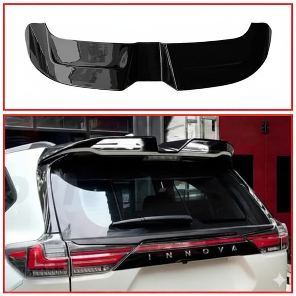 Toyota Innova Hycross Rear Spoiler | Premium Glossy Black Fits 2012–2016 Models