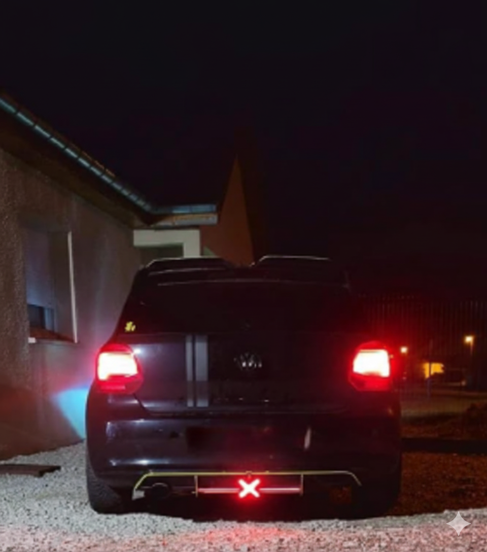 X Design F1-Style LED Rear Brake Light – Universal LED Racing Tail Lamp