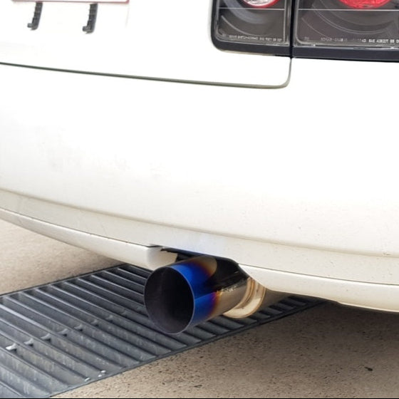 HKS Exhaust Installed in Car
