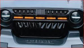 Mahindra Thar Top Fire Front Grill | Premium ABS Replacement Grill ( Fits 2020+ Models )