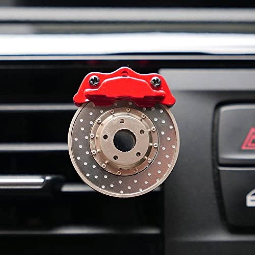 Disc AC vent air freshener in Red