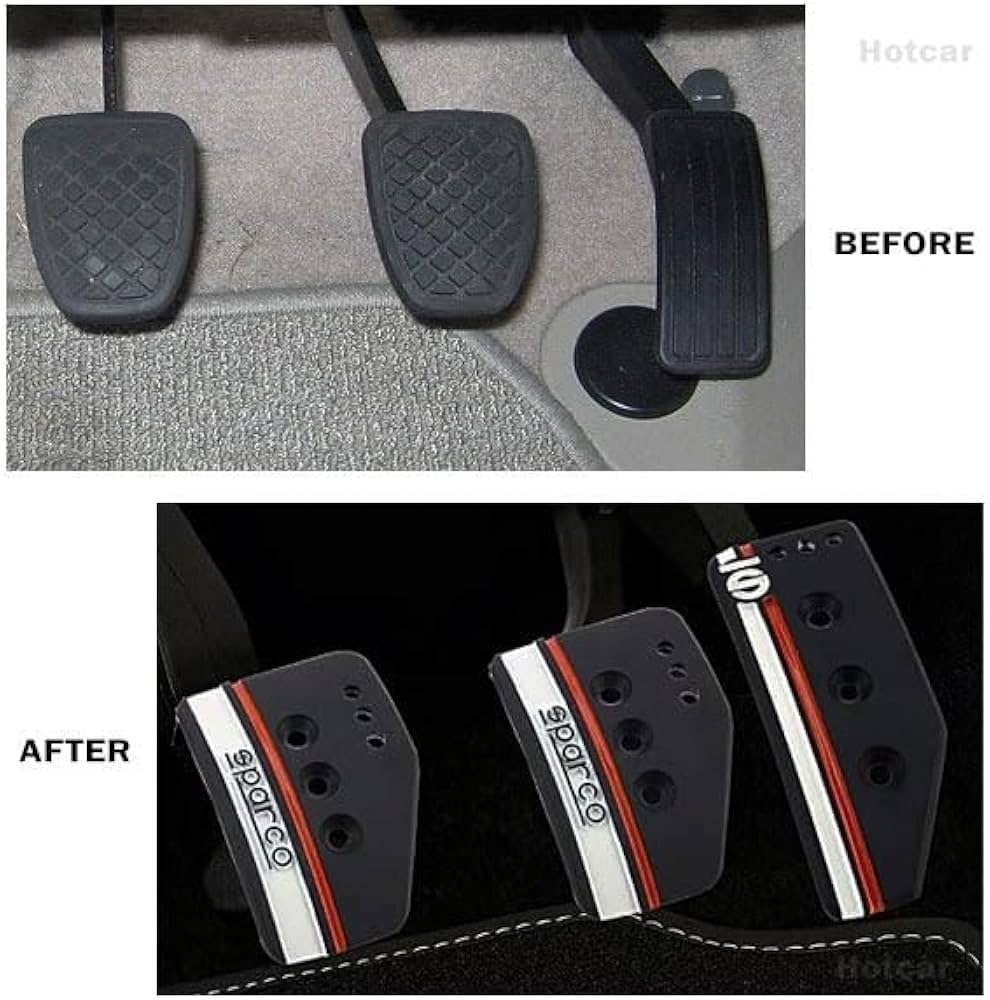 3-piece Sparco universal pedal set