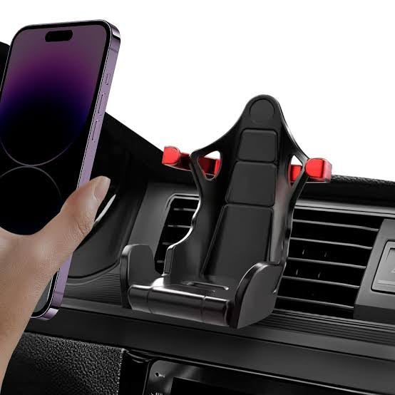 Racing Seat Style Phone Holder – Universal Car Mount