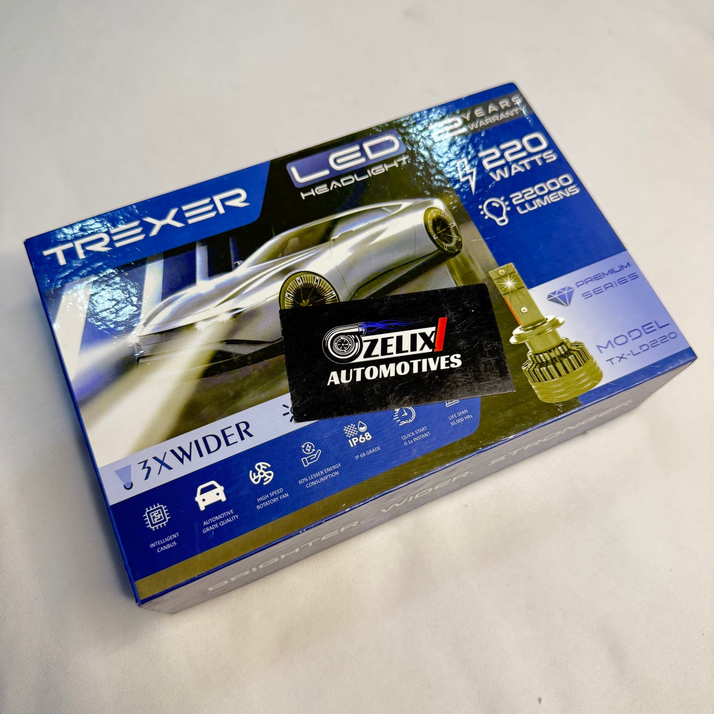 Trexer 220 Watts Headlight LED Bulbs