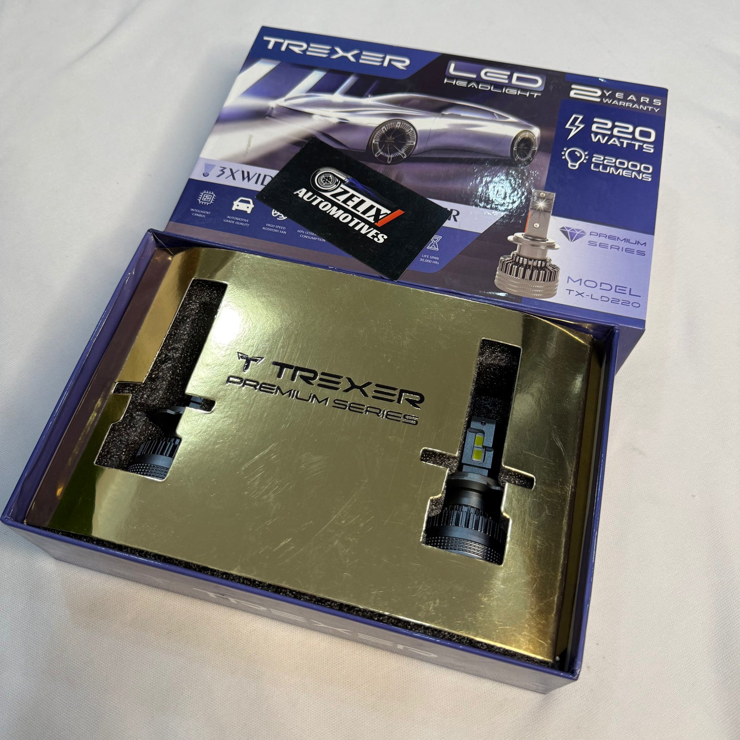 Trexer 220 Watts Headlight LED Bulbs