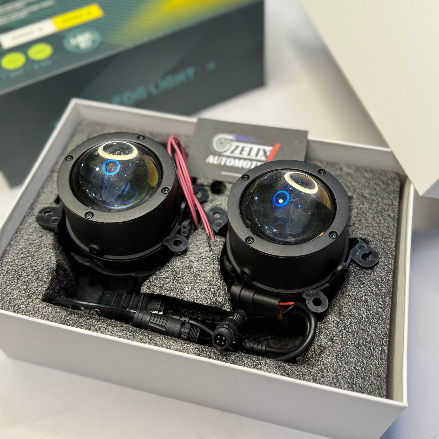 AES 3 Inch Fog Lamps (Blue Lens)