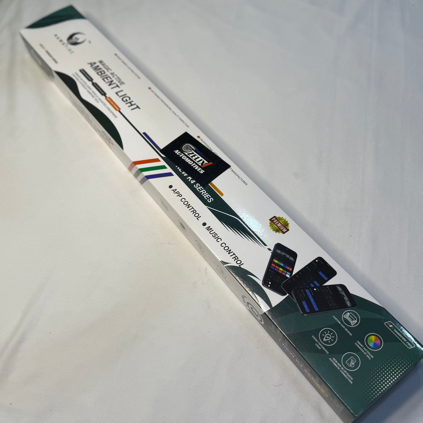 Hawkfire K4-Plus Ambient Interior Lighting Kit | Universal 10-Piece RGB LED Set