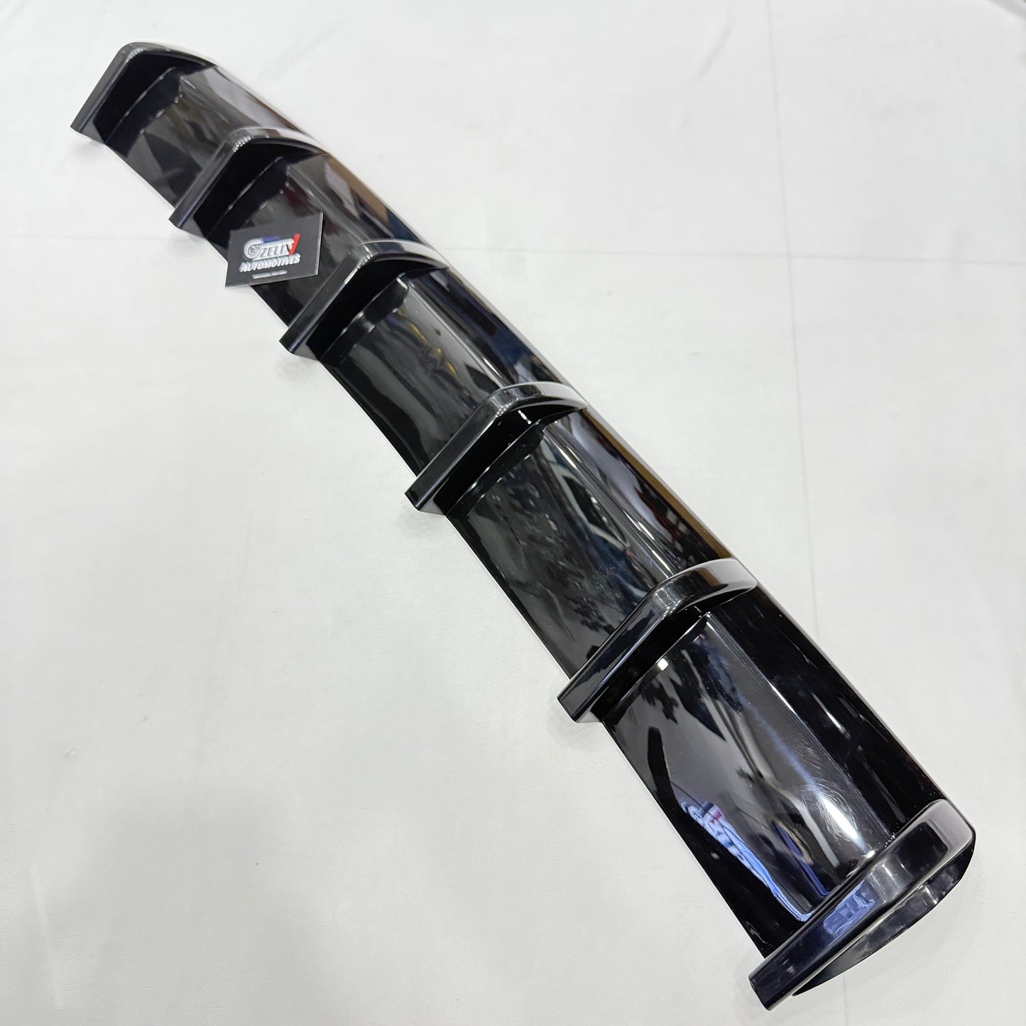 Universal 6 Fin Diffuser | Gloss Black | ABS