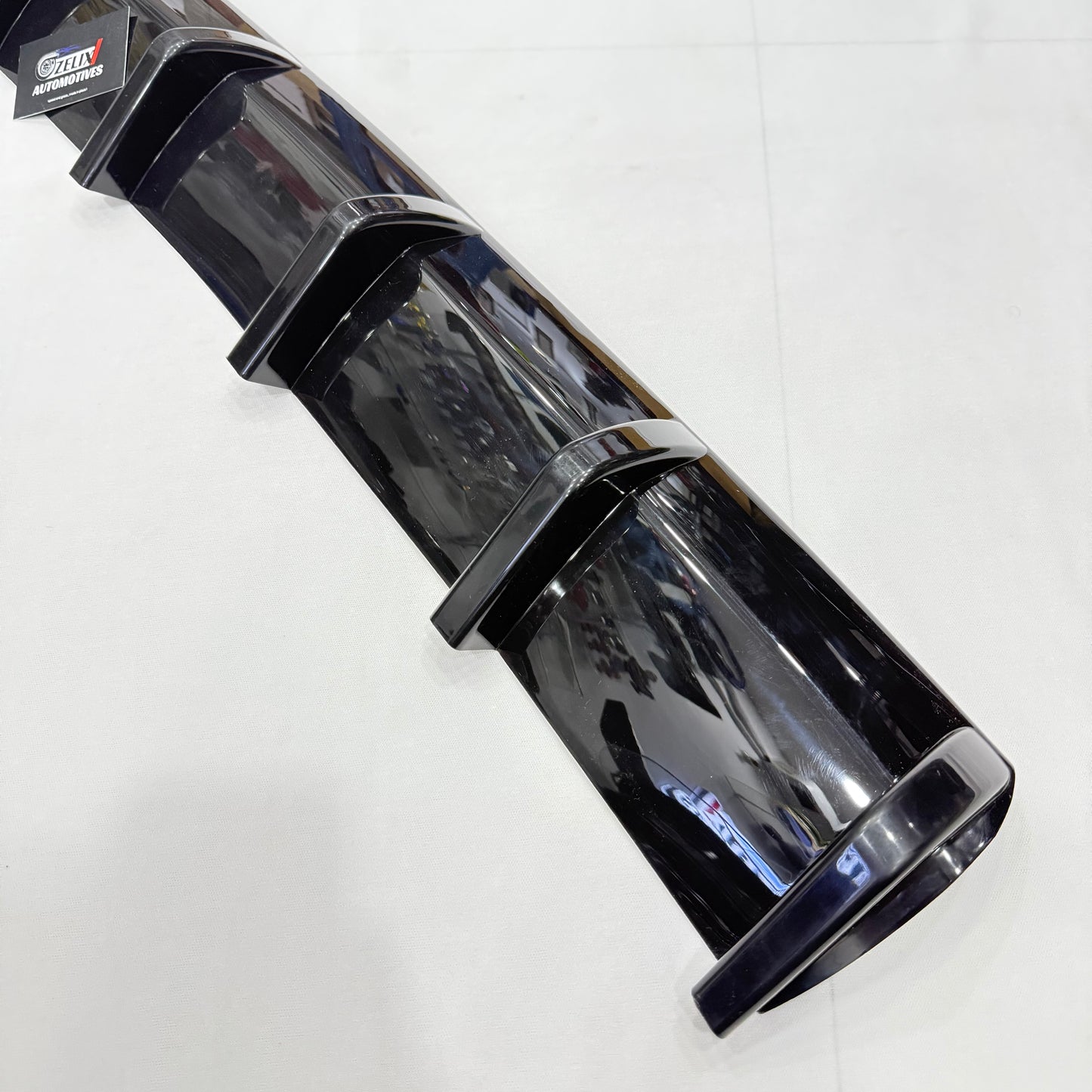 Universal 6 Fin Diffuser | Gloss Black | ABS