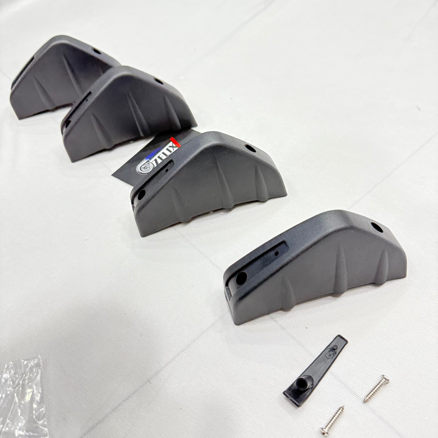 Universal 4-Piece Rear Diffuser | Aftermarket Gloss Black PVC