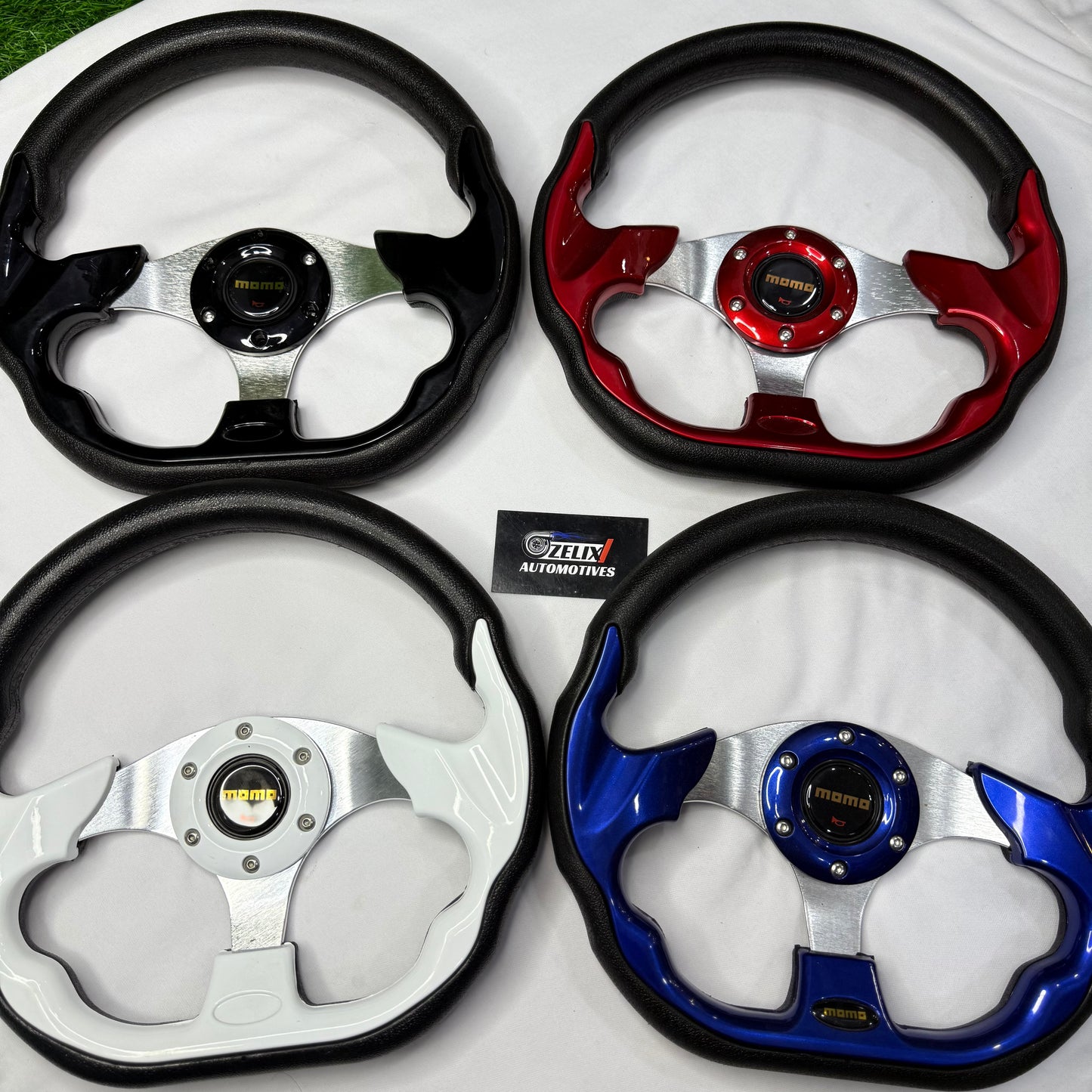 Aftermarket D-shaped universal steering wheel