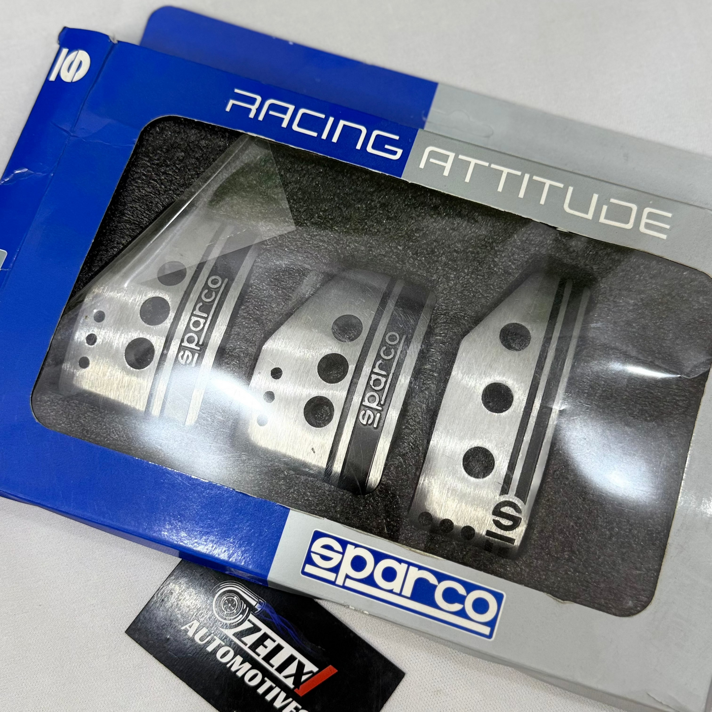 Sparco universal aluminum pedal kit for manual transmission cars
