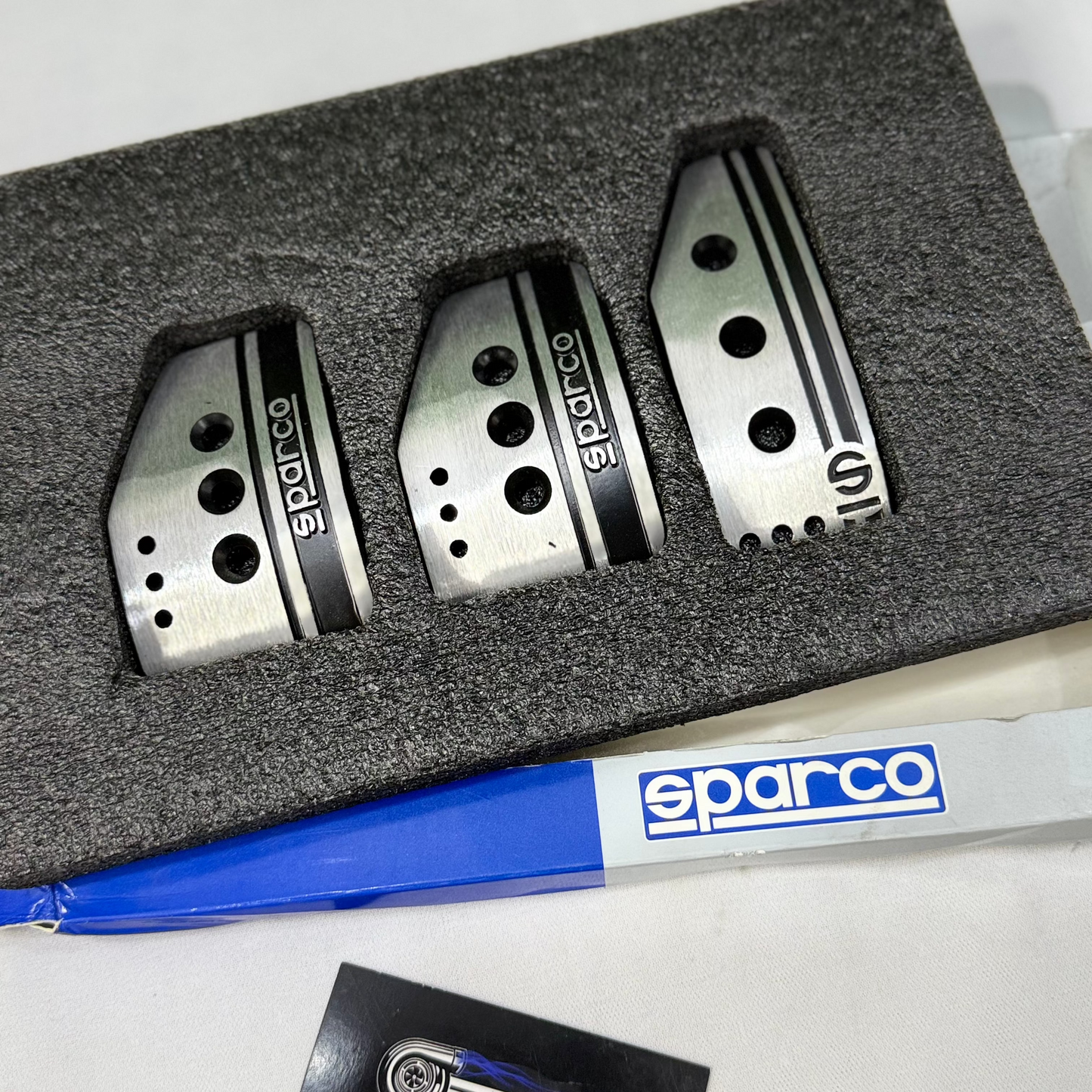 Sparco pedal kit in manual car