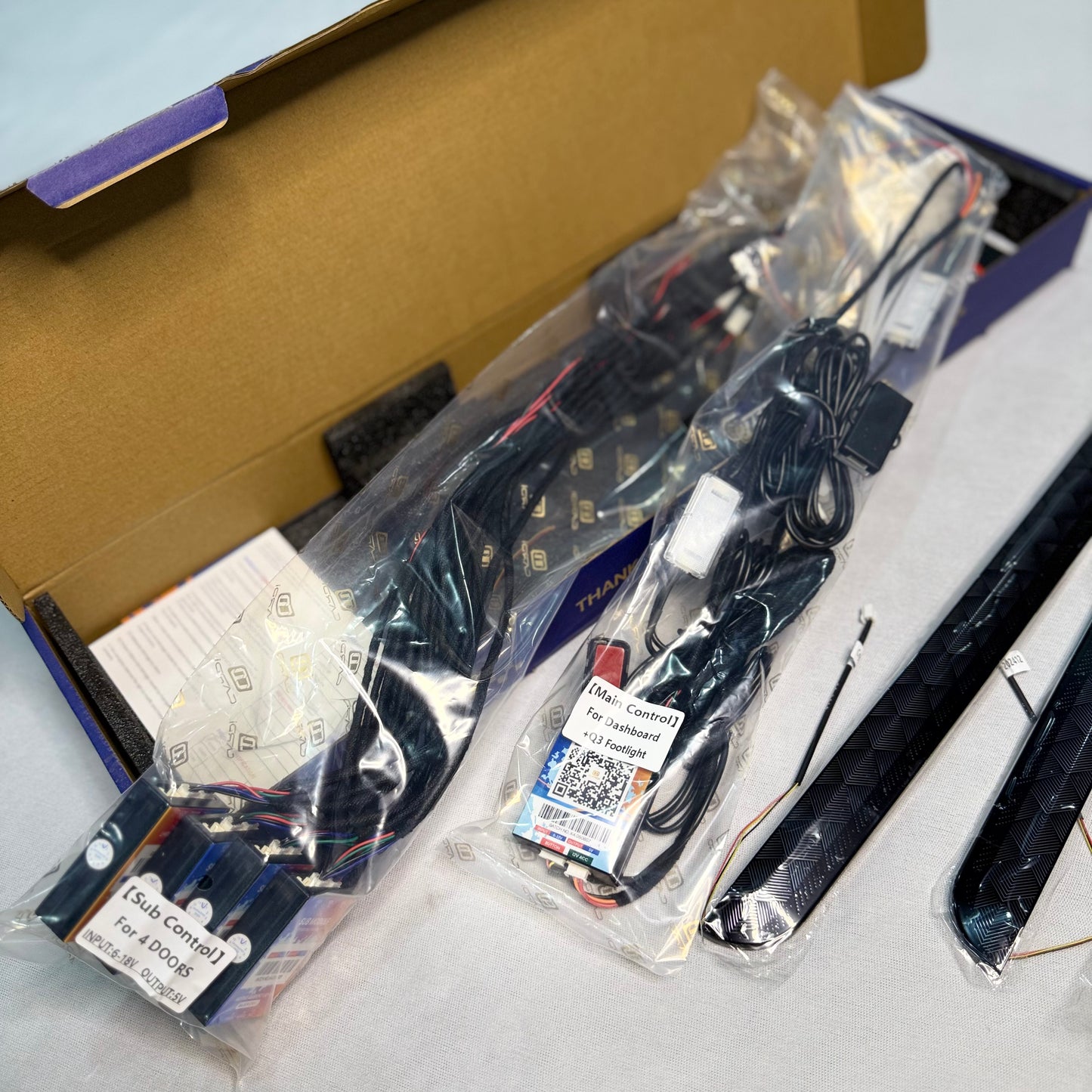 Cardi K7 (18-in-1) Ambient Light Kit – Smart RGB LED Interior Set