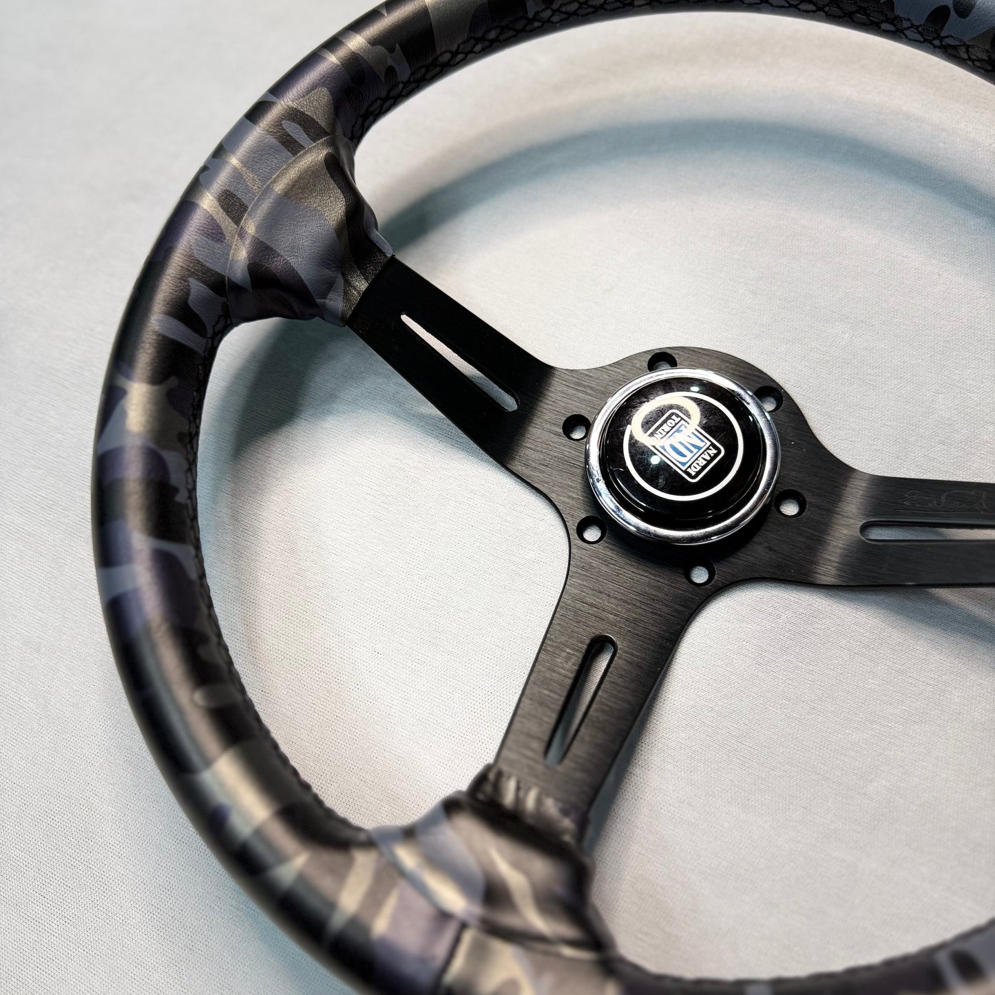 NARDI 14-Inch Carbon Edition Steering Wheel | Universal PVC Racing Style