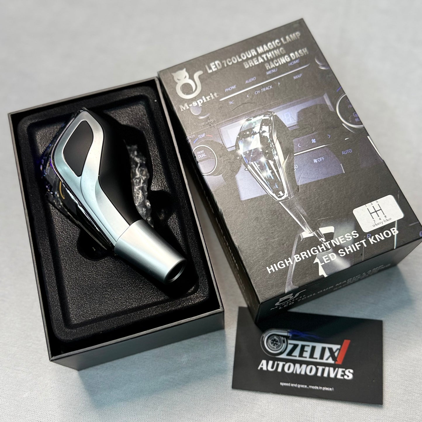 Crystal LED Gear Shift Knob with -Touch Sensor Illumination