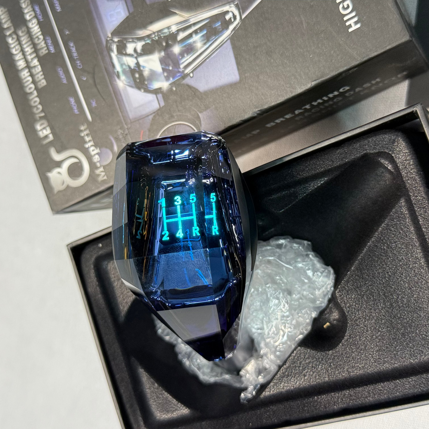 Crystal LED Gear Shift Knob with -Touch Sensor Illumination