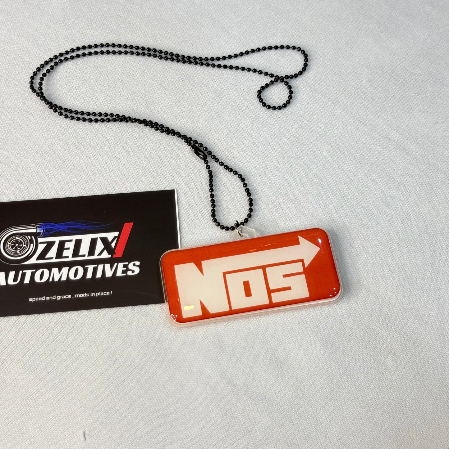 NOS printed car mirror hanging for cars
