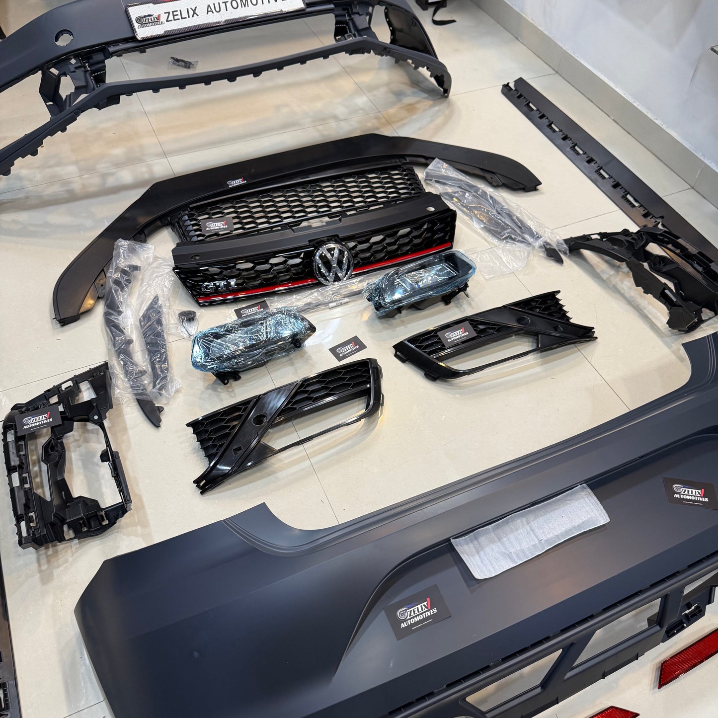 Polo (2010-2020) GTI Body Kit With Side Skirts Without Paint | Aftermarket ABS
