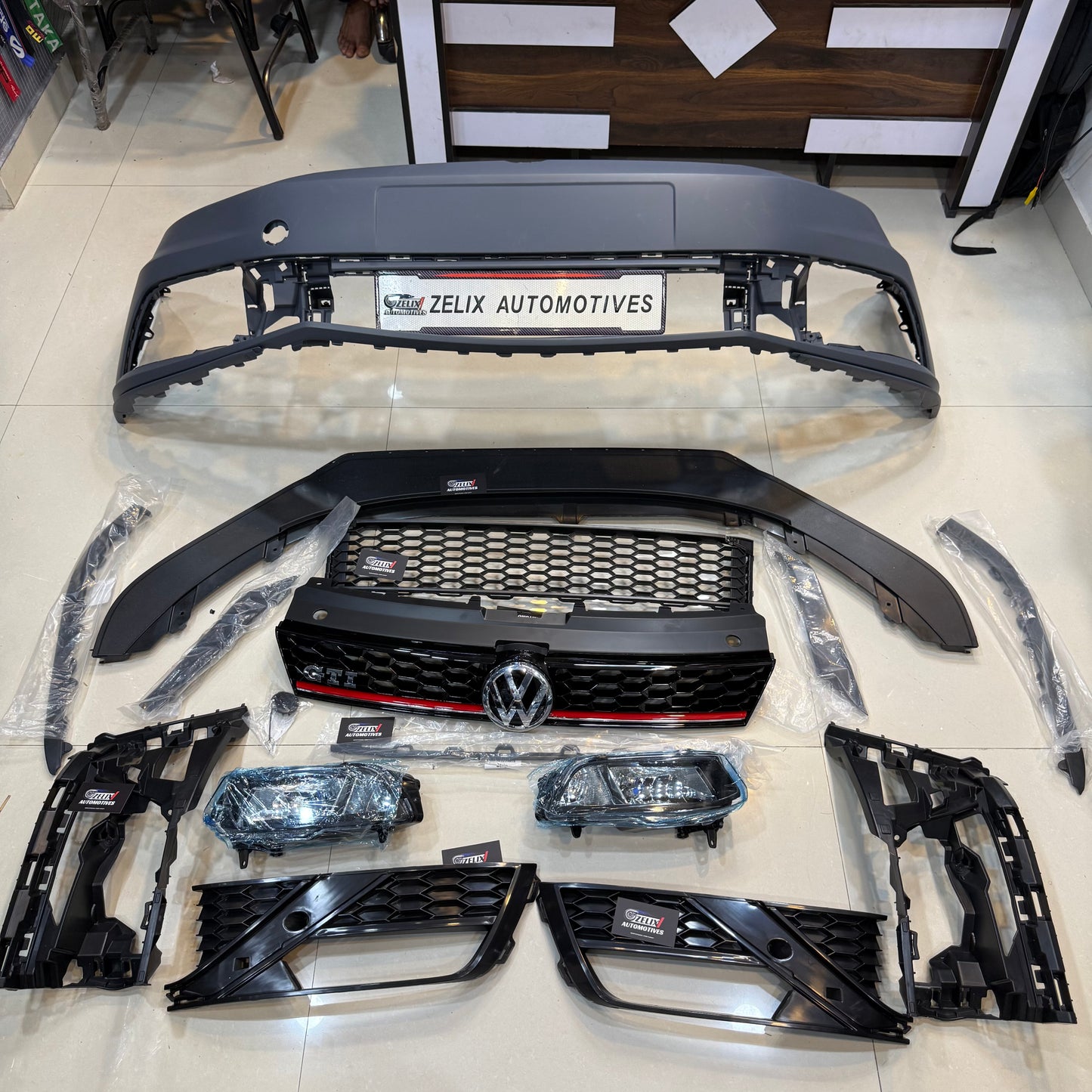 Polo (2010-2020) GTI Front Kit Without Paint | Aftermarket ABS