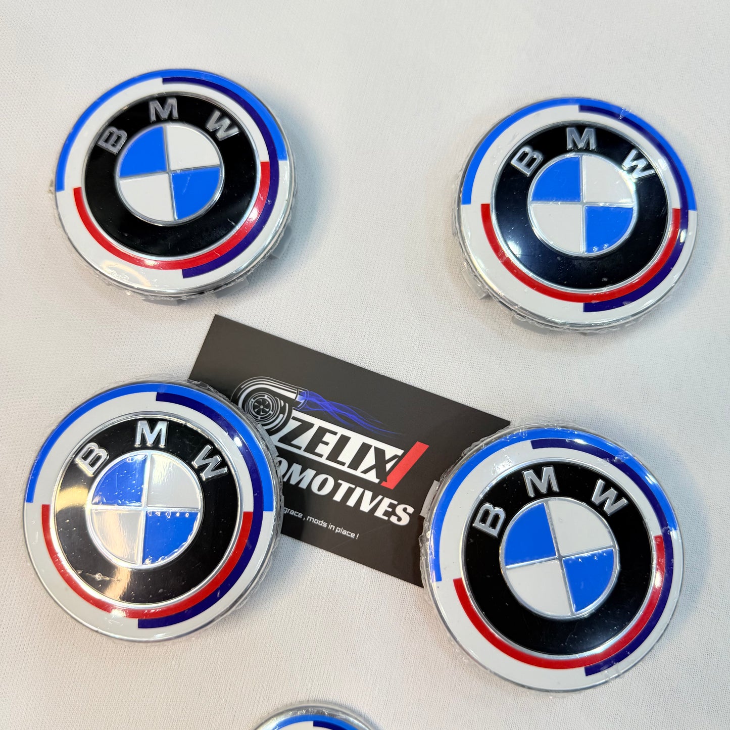 BMW 50th Anniversary Emblems | Set of 7 Replacement Logos