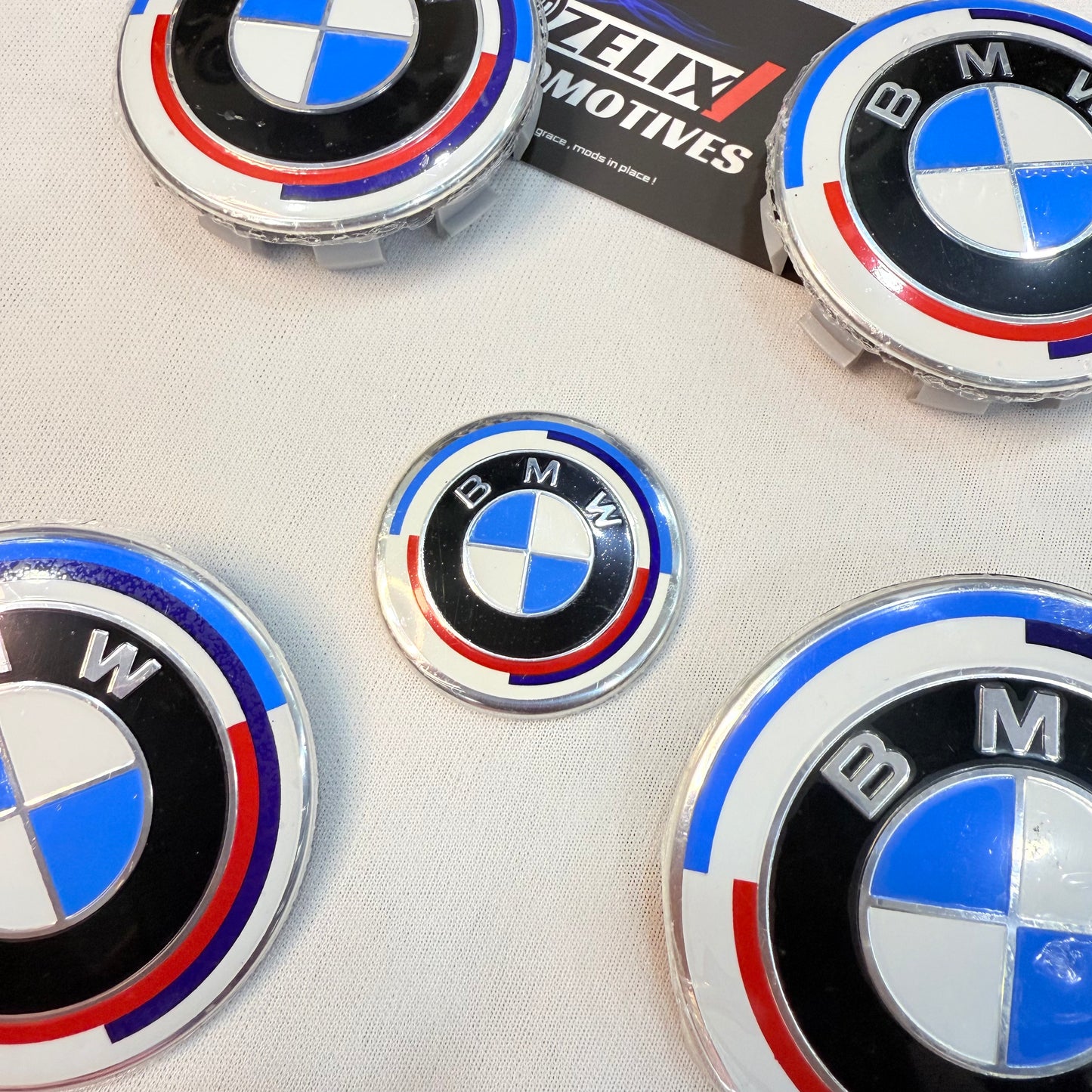 BMW 50th Anniversary Emblems | Set of 7 Replacement Logos