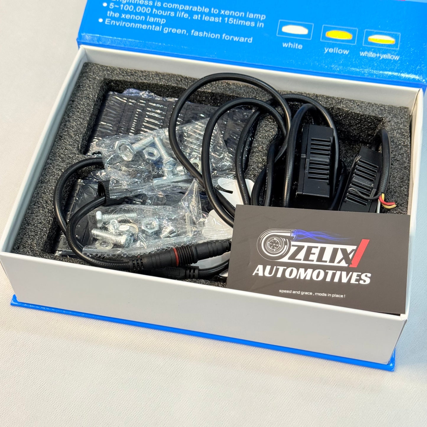 HJG Waymaker V4 3-LED Dual Color LED with Red Devil Eye