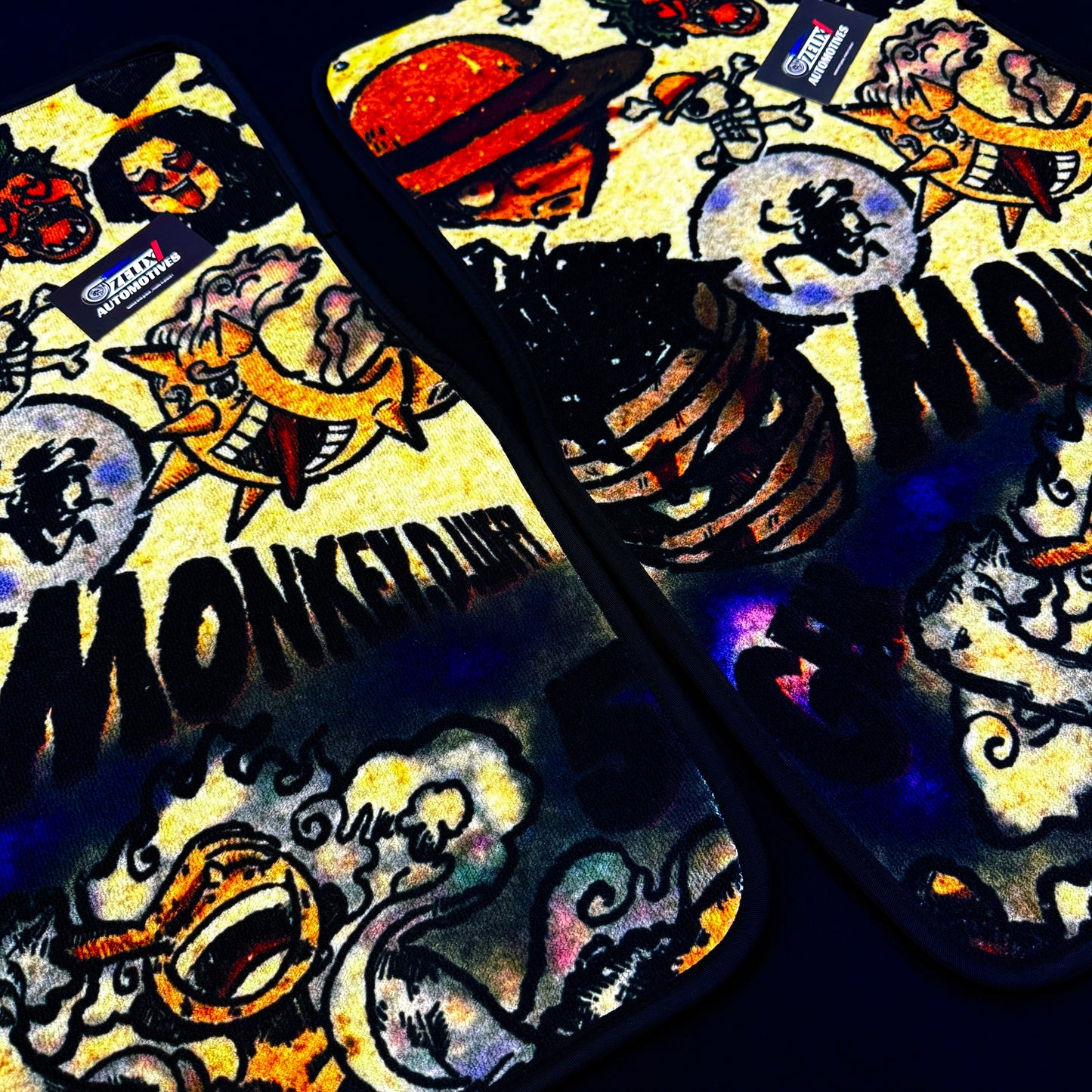 One Piece Gear 5 Luffy Car Mats | Universal