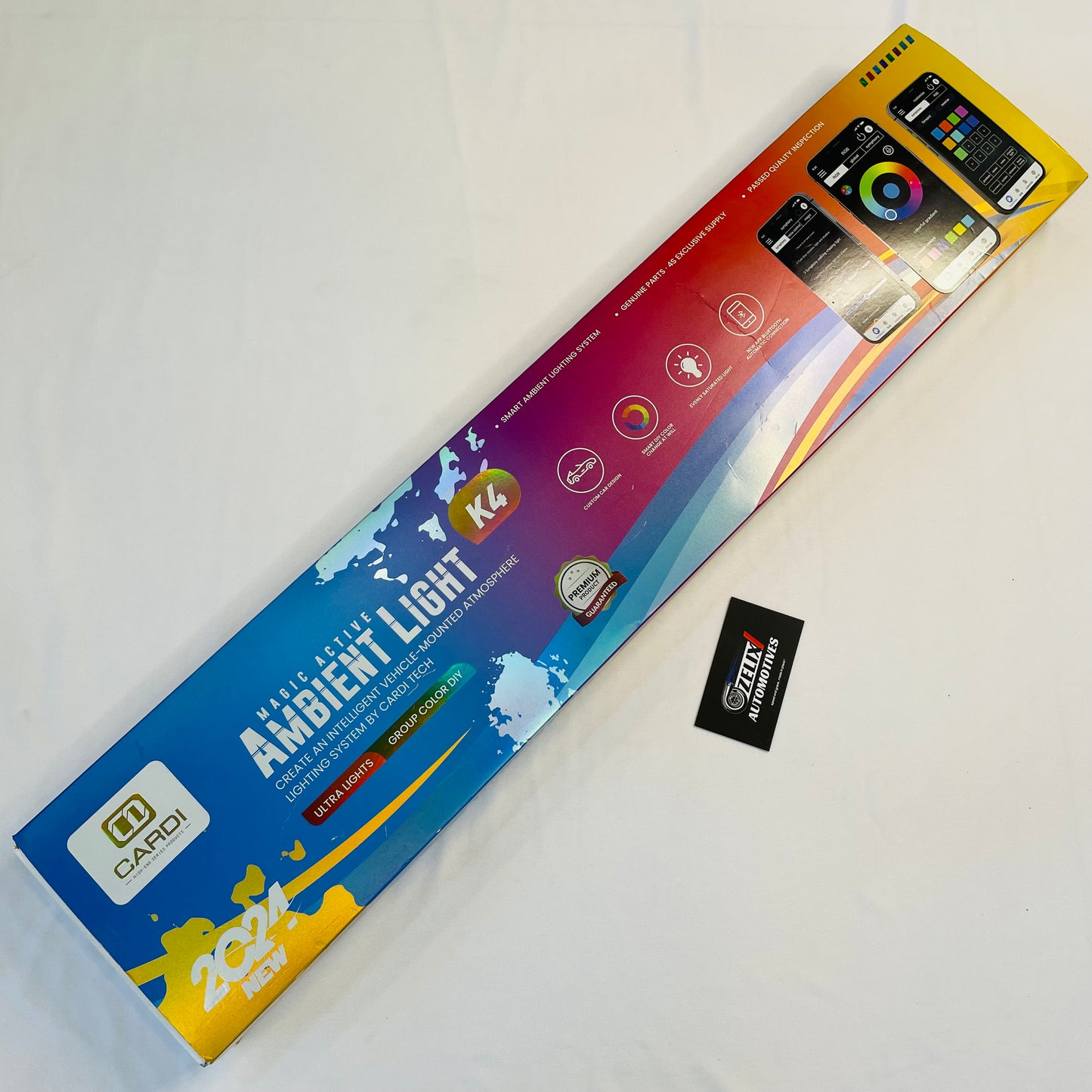 Cardi K4 Plus 6-in-1 Ambient Light Kit – Smart LED Interior Lighting Set