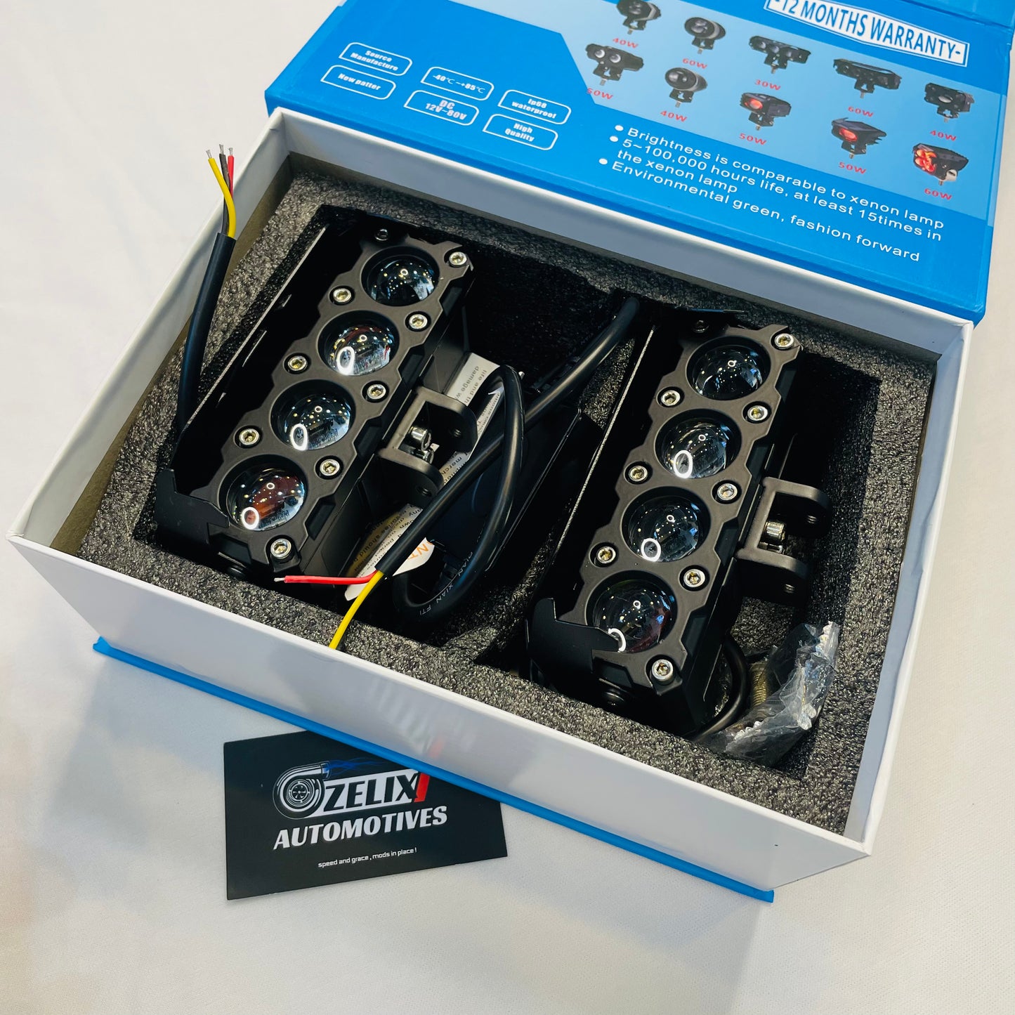 Waterproof HJG 6 Lens With Devil Eye for cars