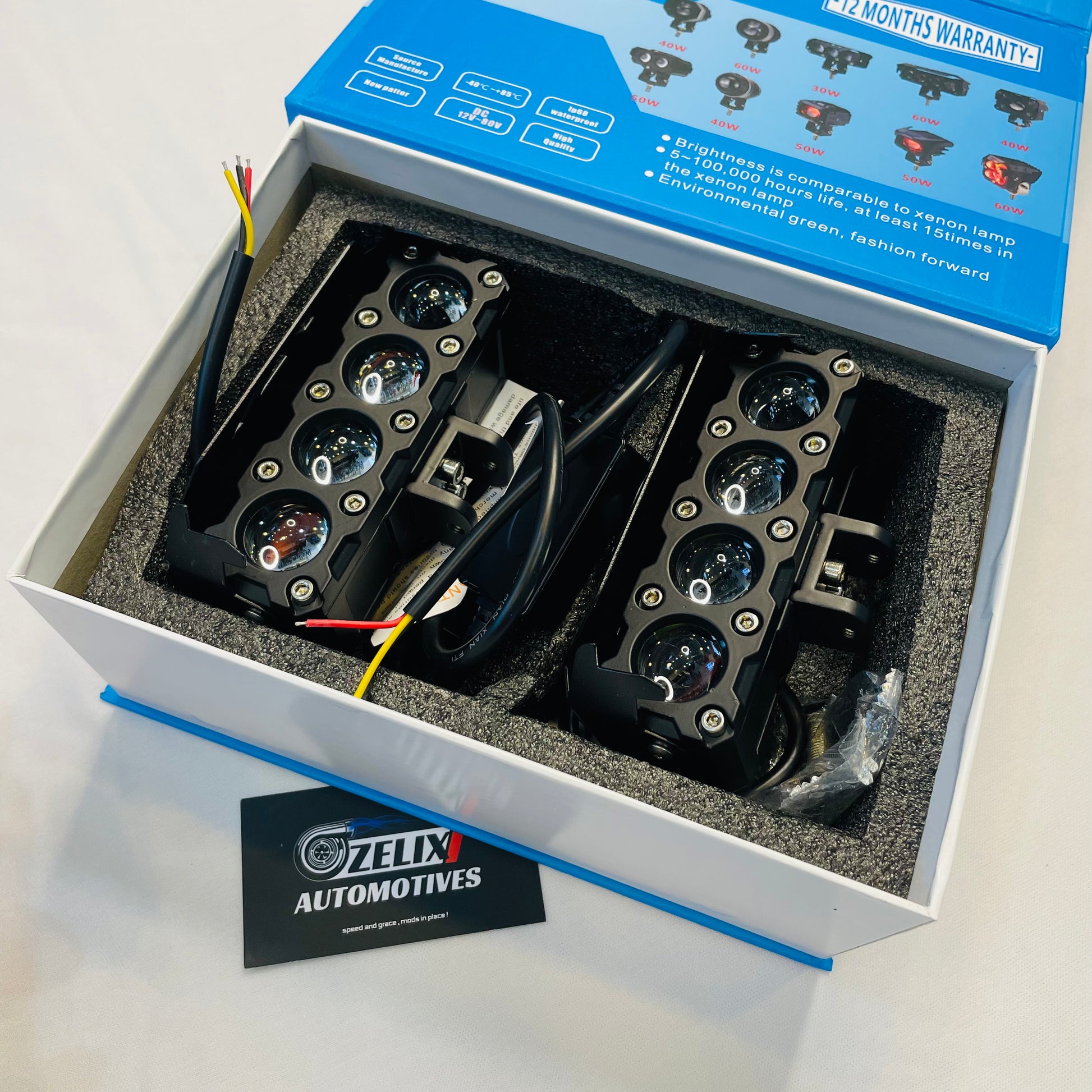 Waterproof HJG 6 Lens With Devil Eye for cars