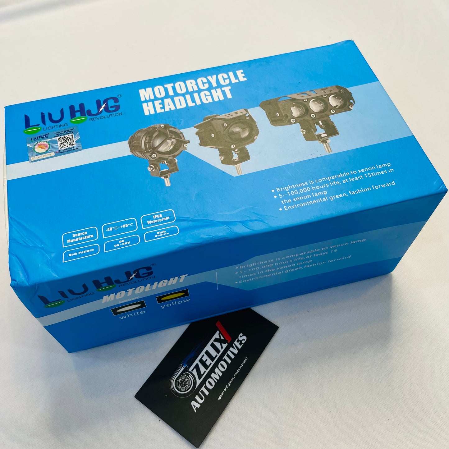 HJG Y-Fog Auxiliary Lights | Dual-Color 90W Wide Beam LED