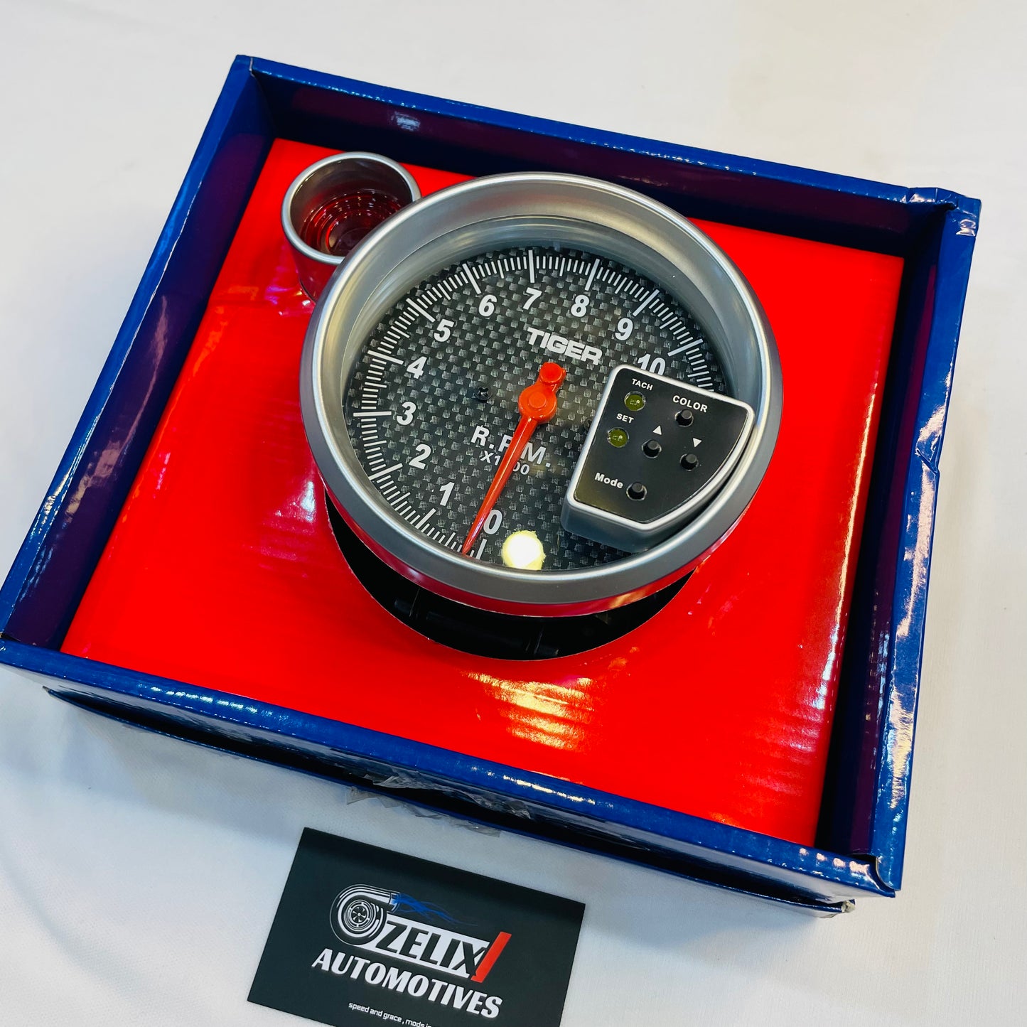 Tiger RPM Tachometer Gauge – Universal Racing Performance Meter